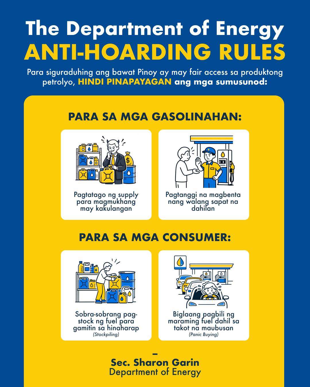 Anti Ragging Hoarding DOE Update Anti Hoarding Rules